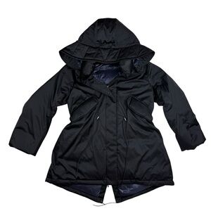 Uniqlo x Jil Sander +J down short coat Women Black Large L 443928 from Japan